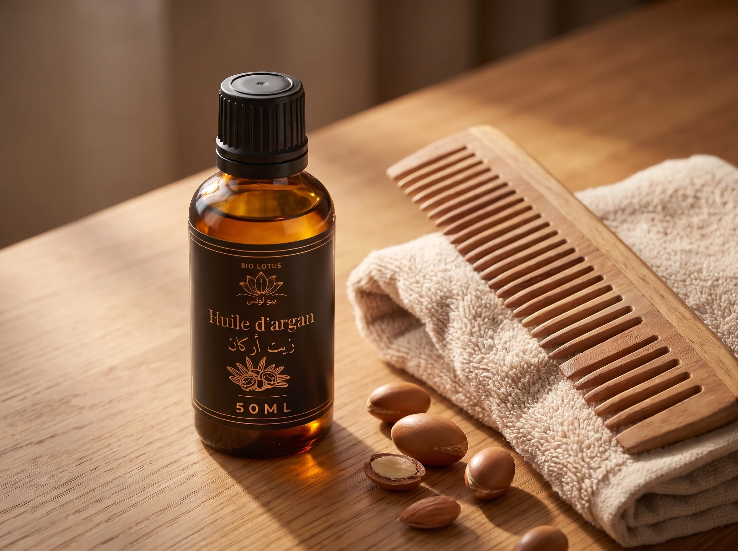 Huile d’argan pour le soin des longueurs