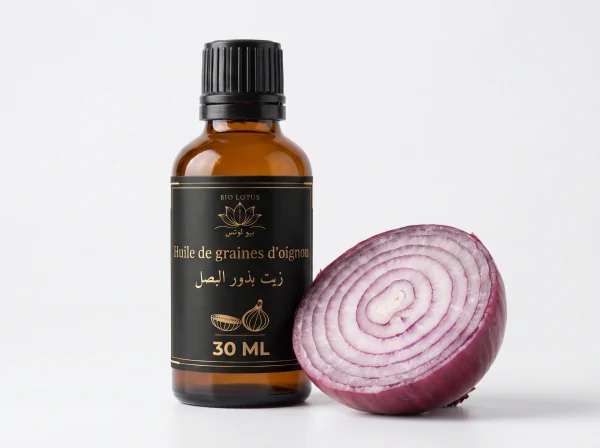 Huile de graines doignon Bio Lotus avec oignon frais