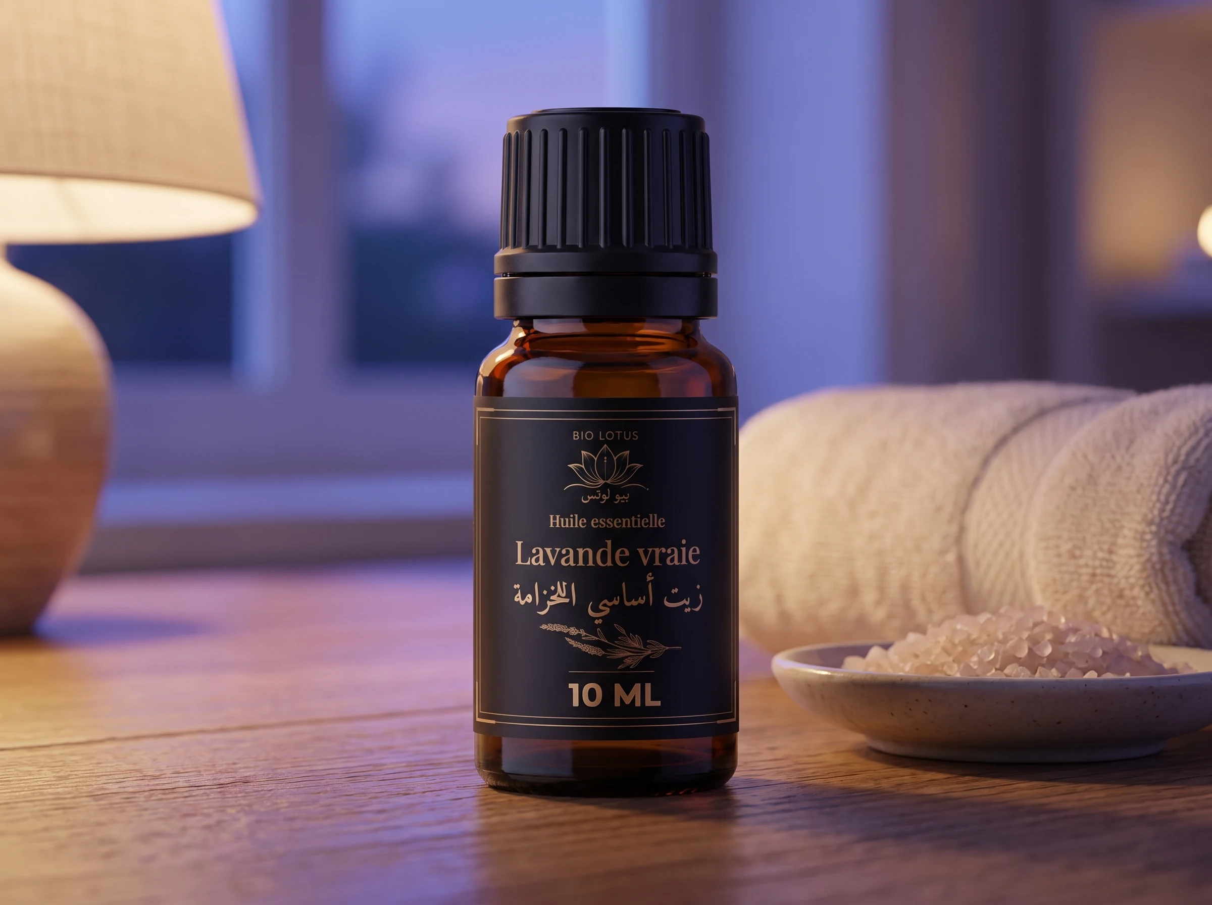 Huile essentielle de lavande apaisante et relaxante pour rituel du soir Bio Lotus